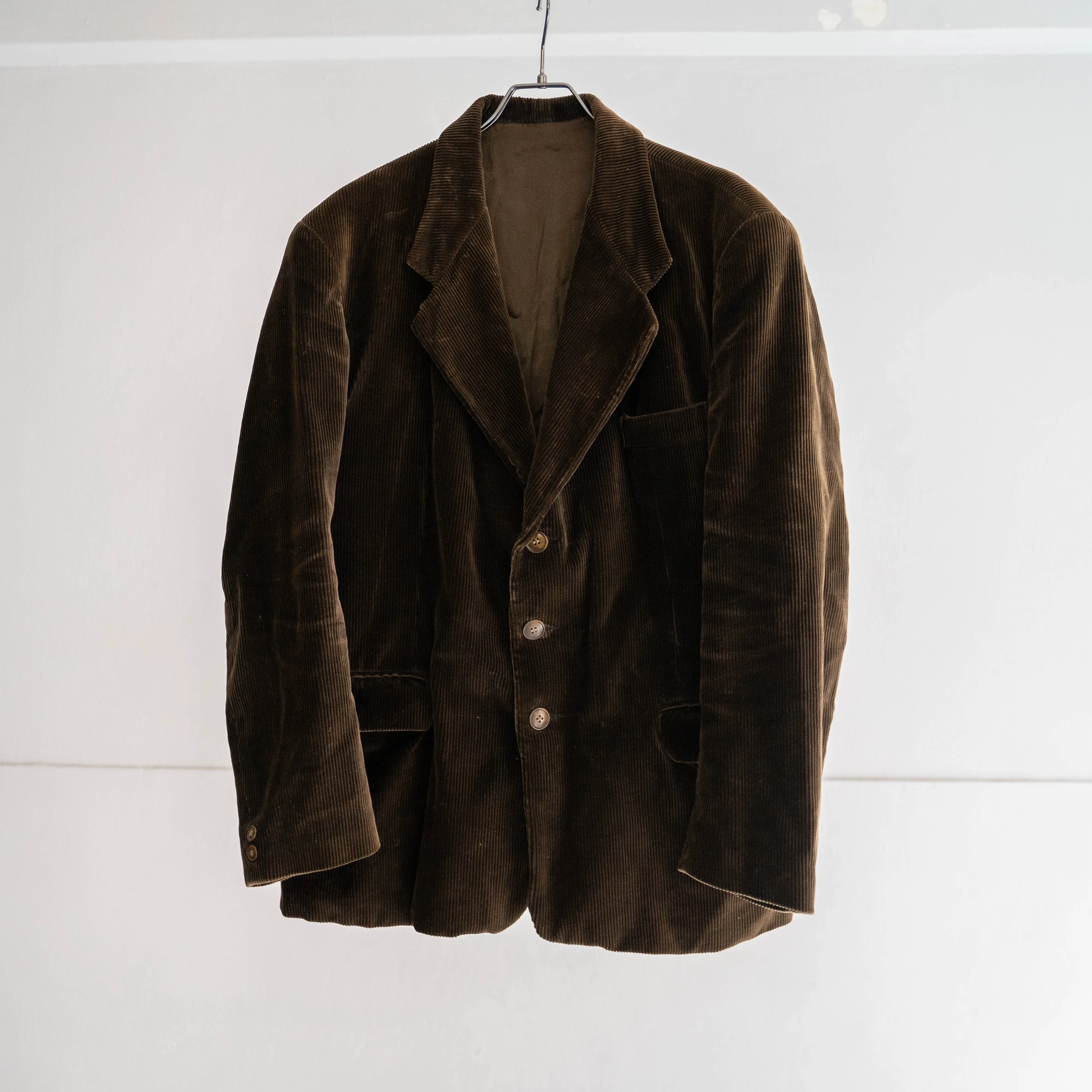 1950-60s France brown corduroy tailored jacket