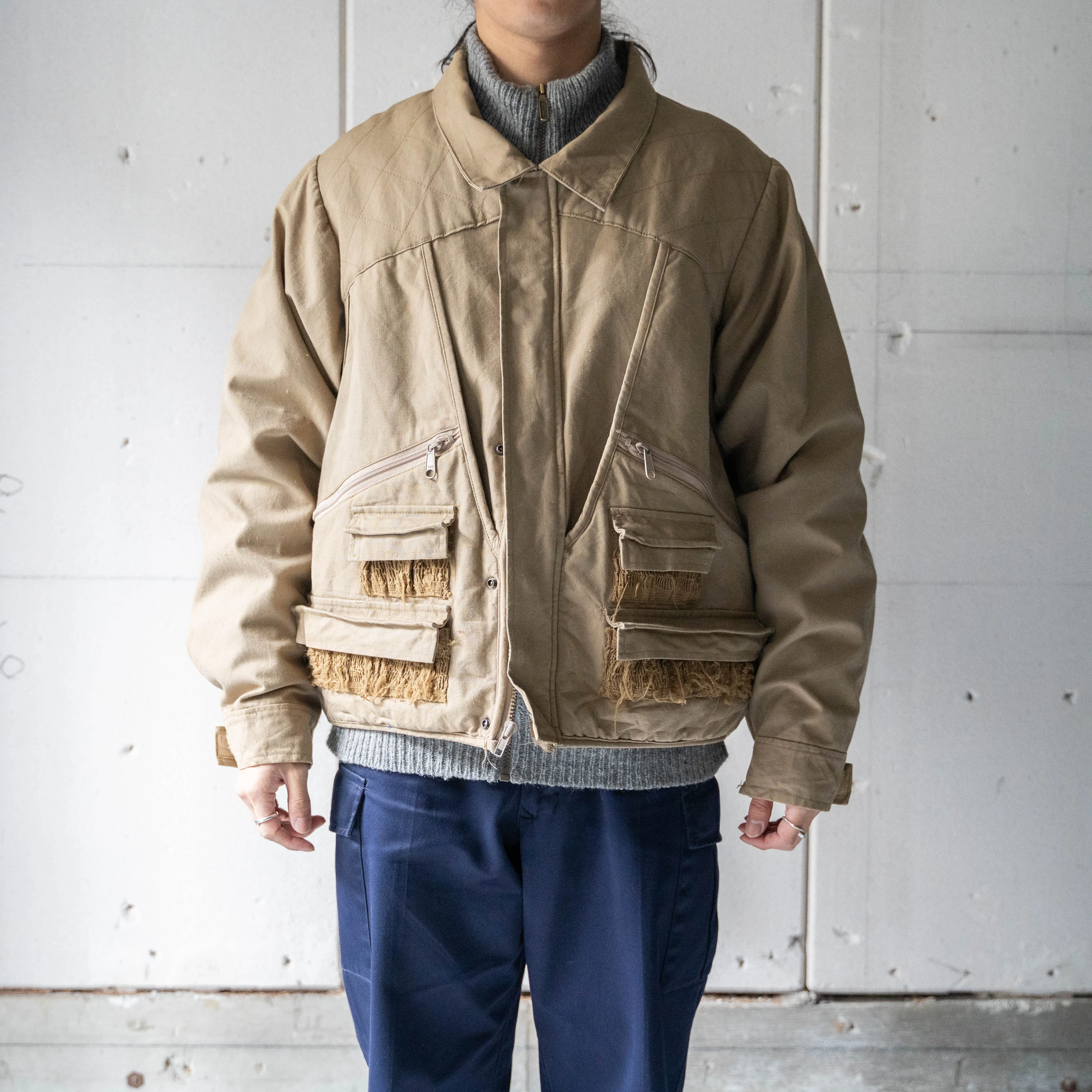 1980s 'Columbia' cotton canvas hunting jacket