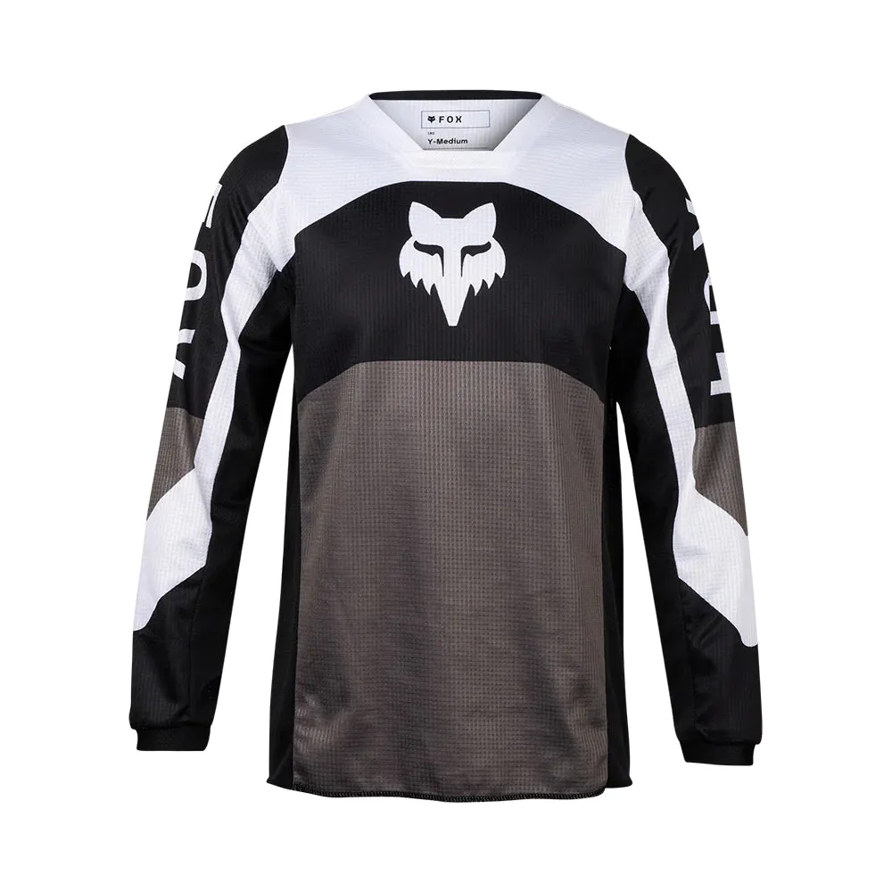 24 FOX YOUTH 180 NITRO JERSEY [BLACK/GREY] YM