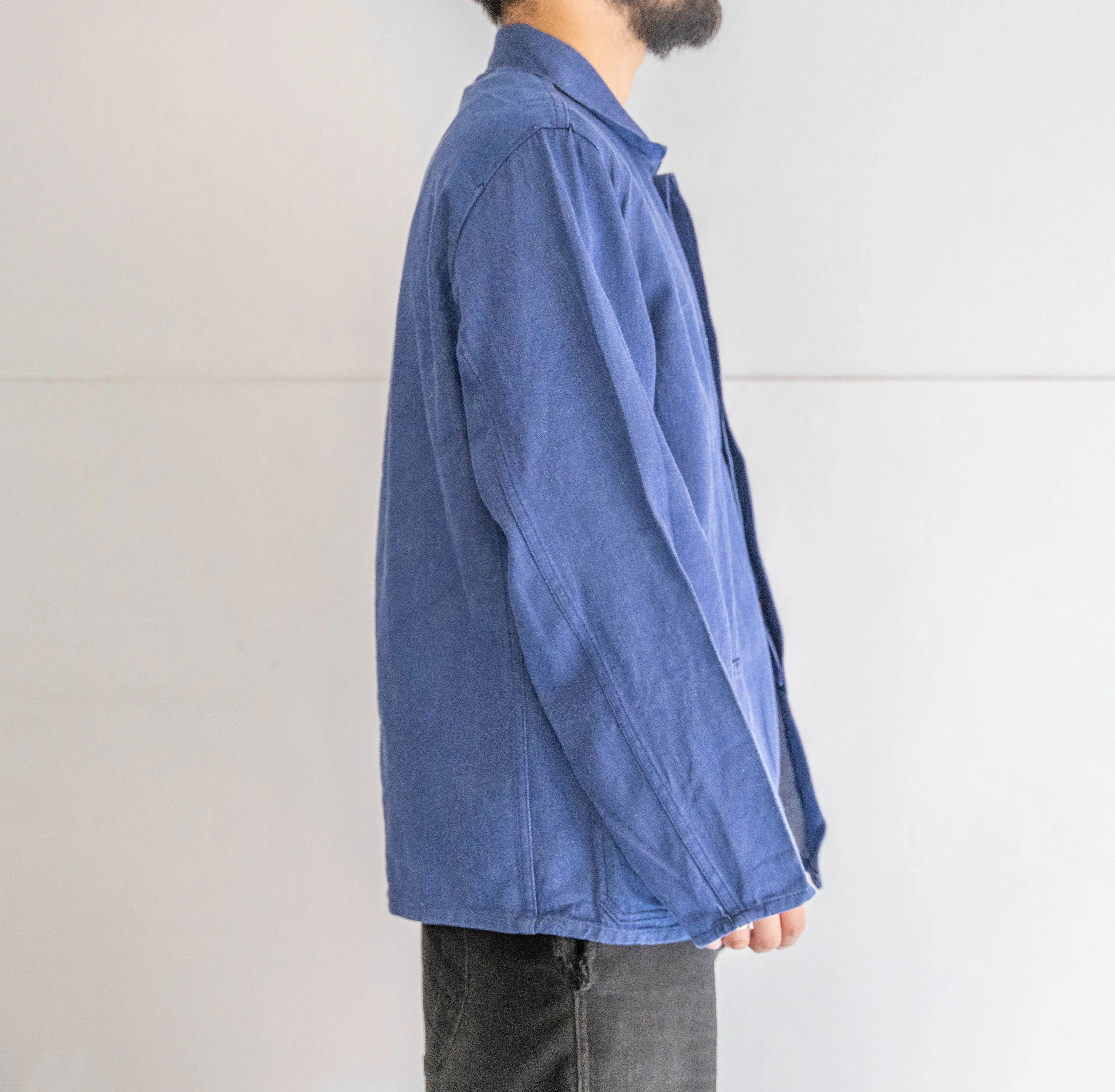 around 1980s Germany blue denim work jacket 'dead stock'