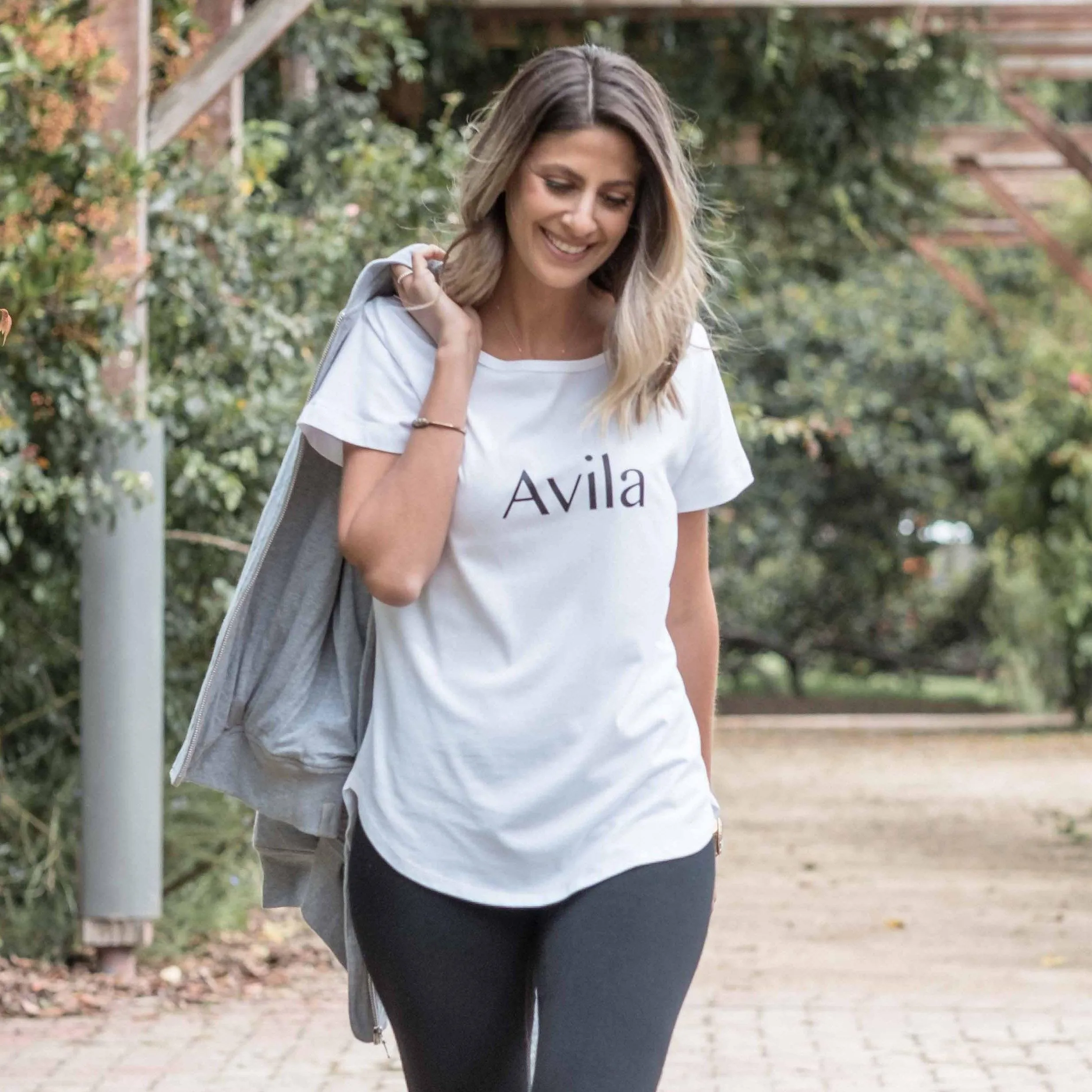 Avila logo T-shirt -White