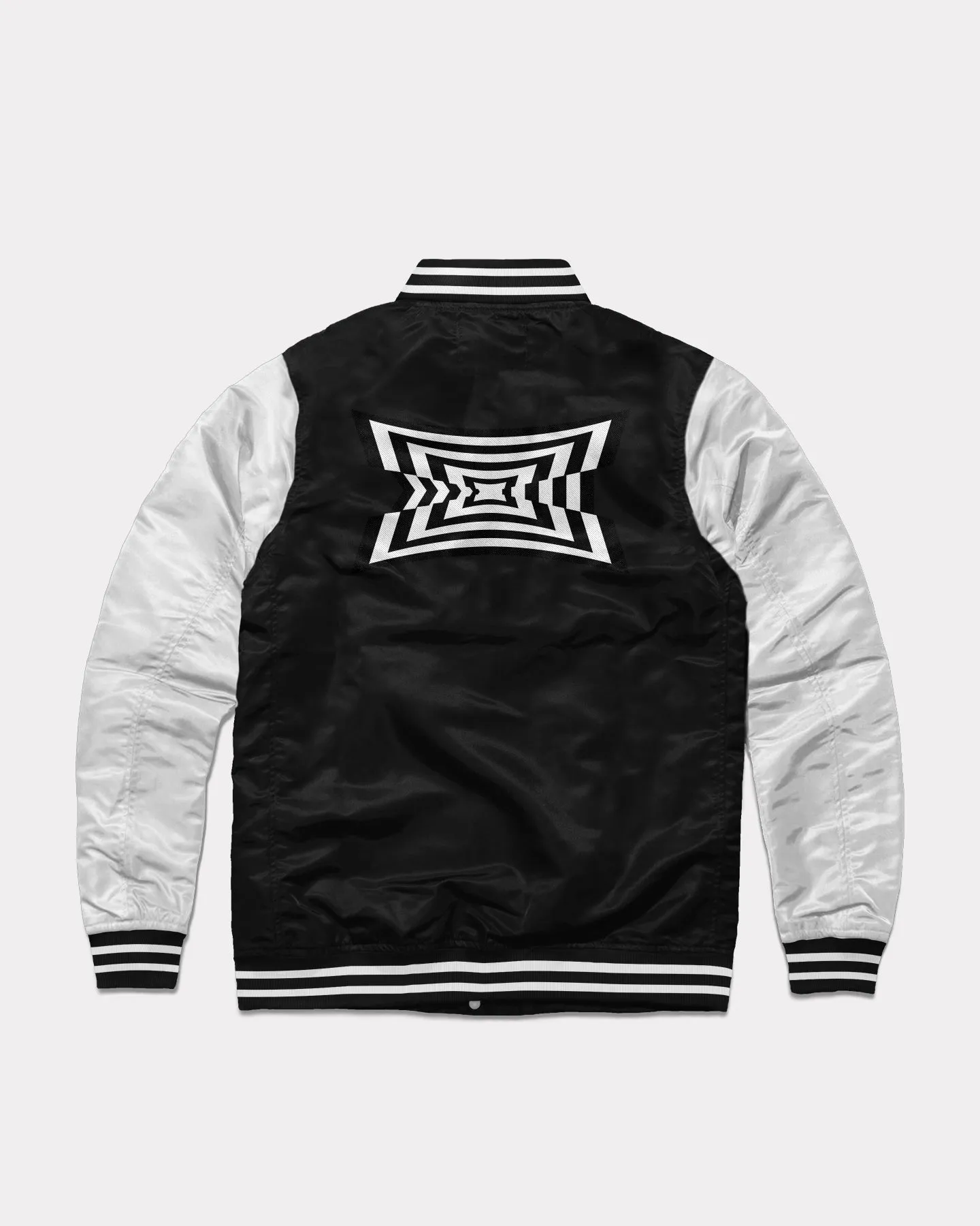 Big 12 Black and White Varsity Jacket