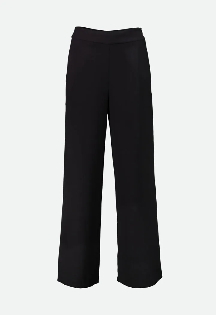 Black Georgette Palazzo Pants