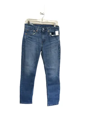 Blue Denim Jeans Straight By Levis, Size: 12