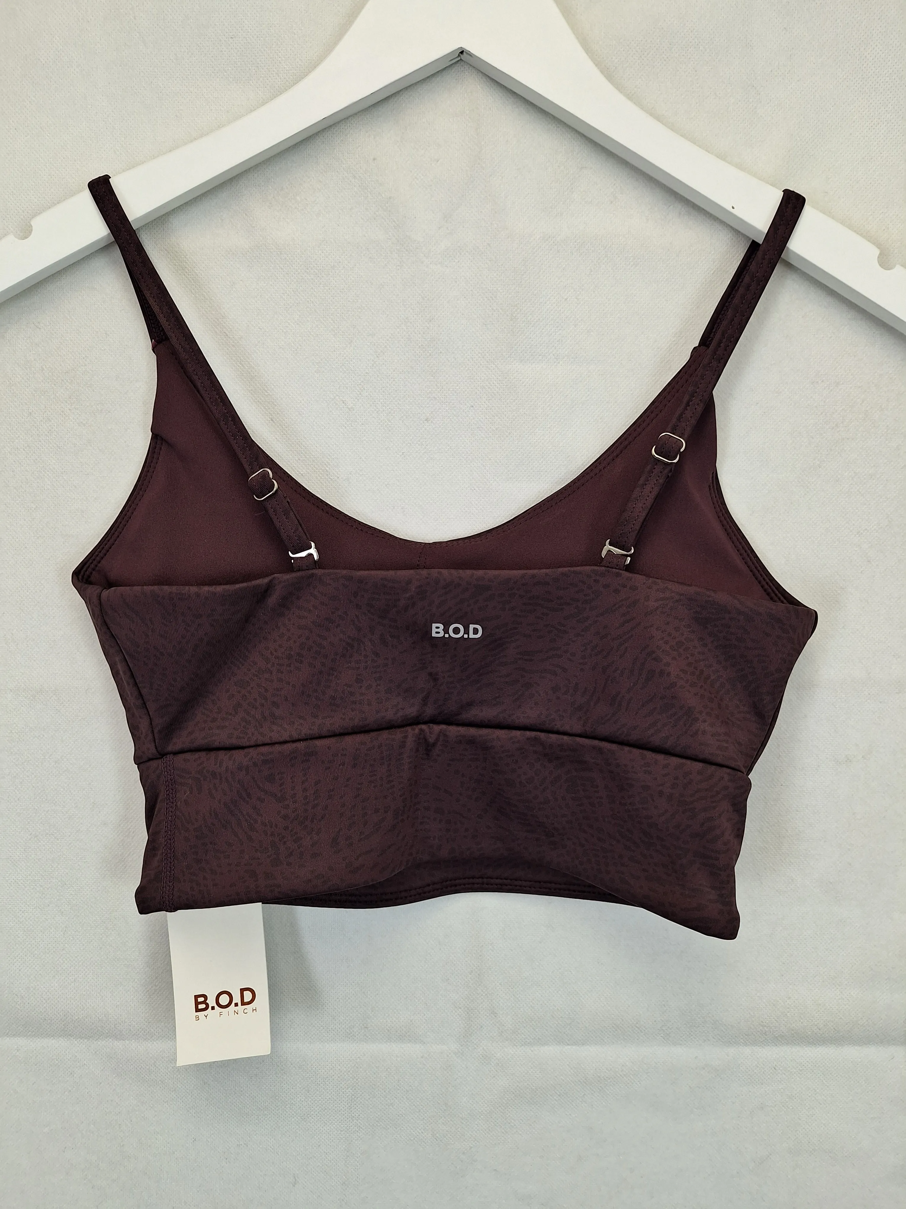 B.O.D Aura Long Line Crop Activewear Top Size XS