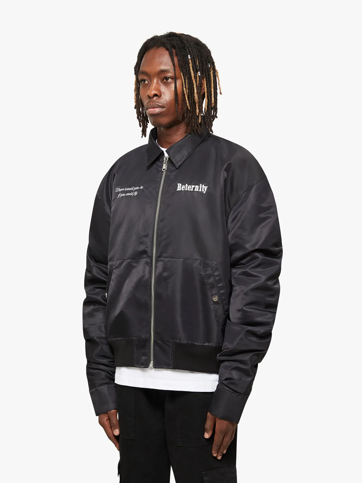 BOMBER JACKET ‘RETERNITY’ - BLACK