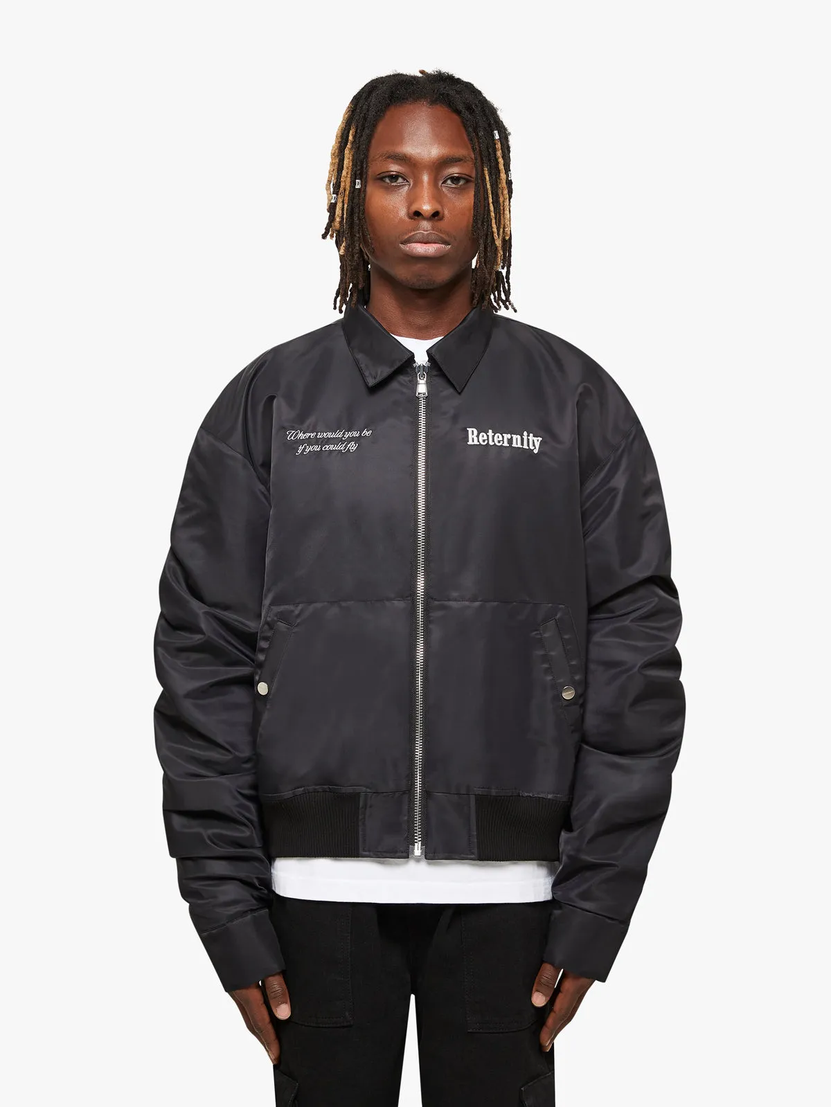 BOMBER JACKET ‘RETERNITY’ - BLACK