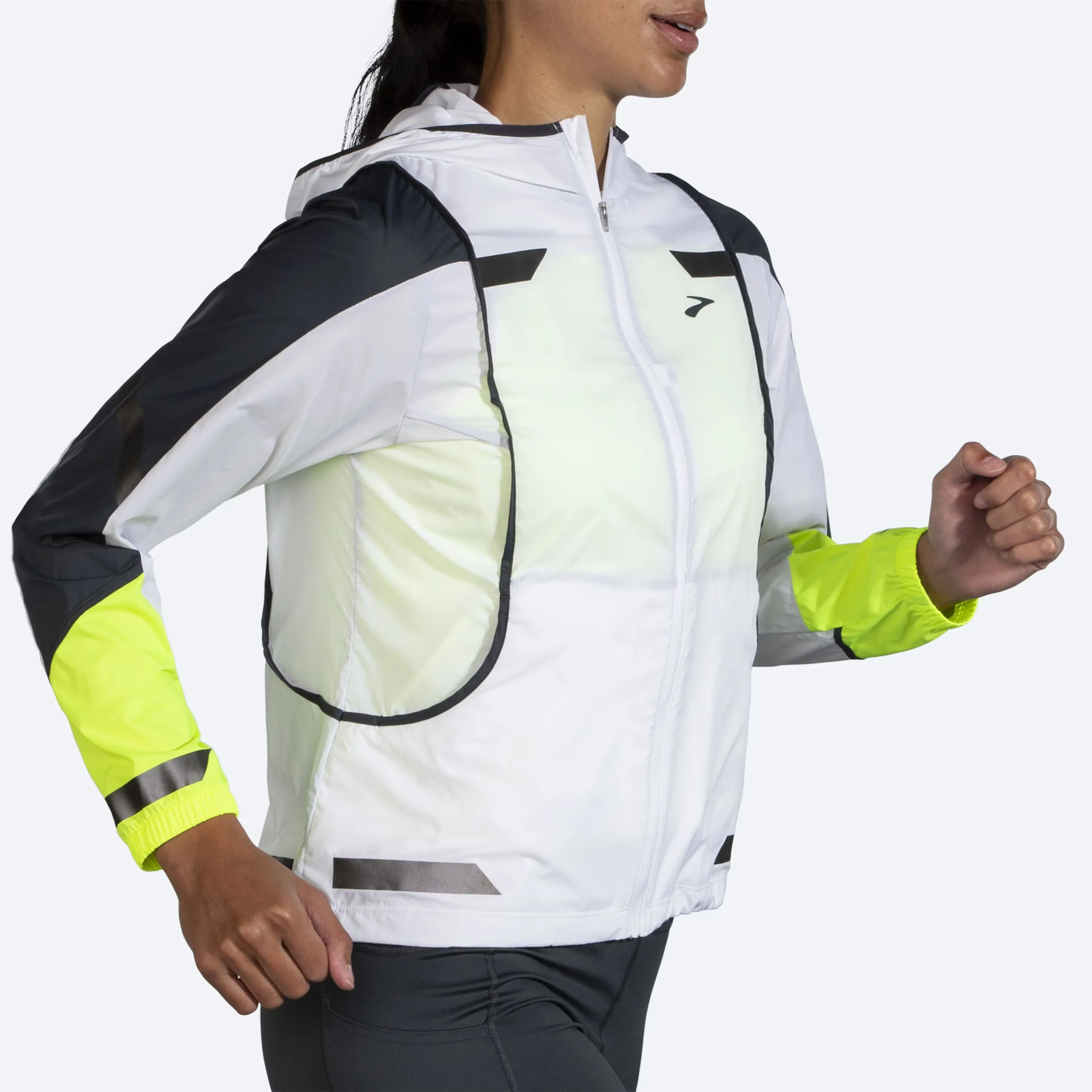 Brooks Women's Run Visible Convertible Jacket