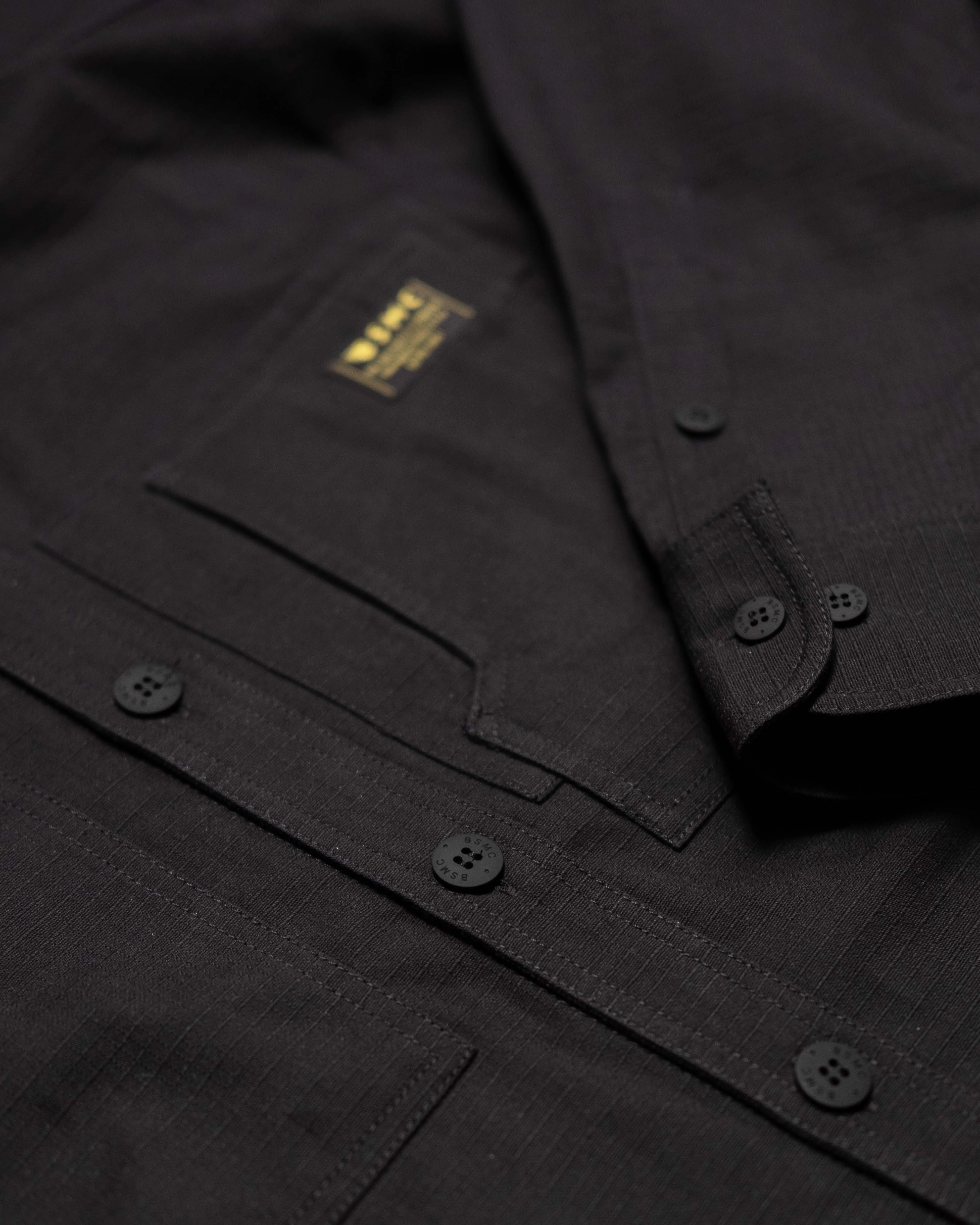 BSMC Ripstop Utility Shirt MKII - BLACK