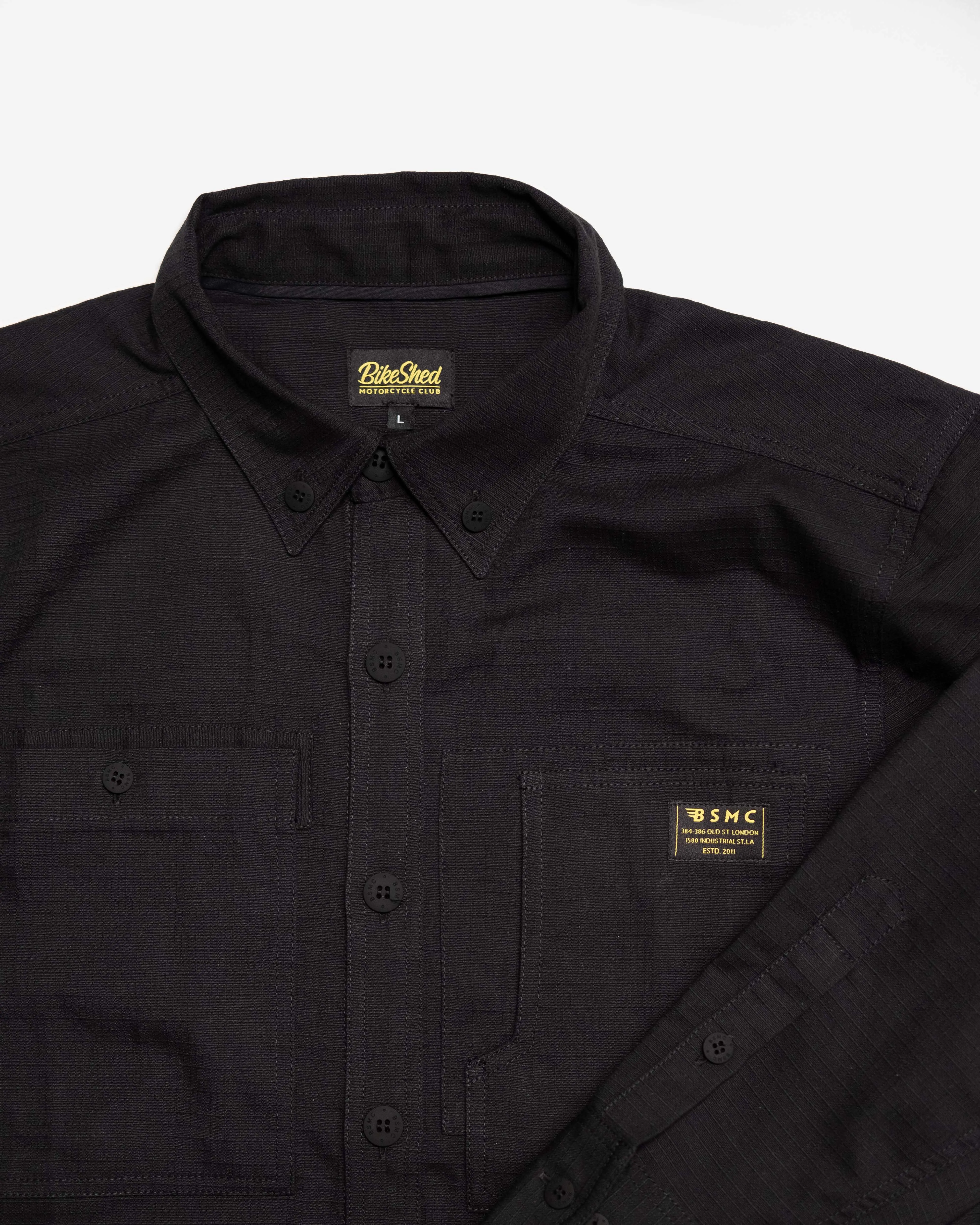 BSMC Ripstop Utility Shirt MKII - BLACK