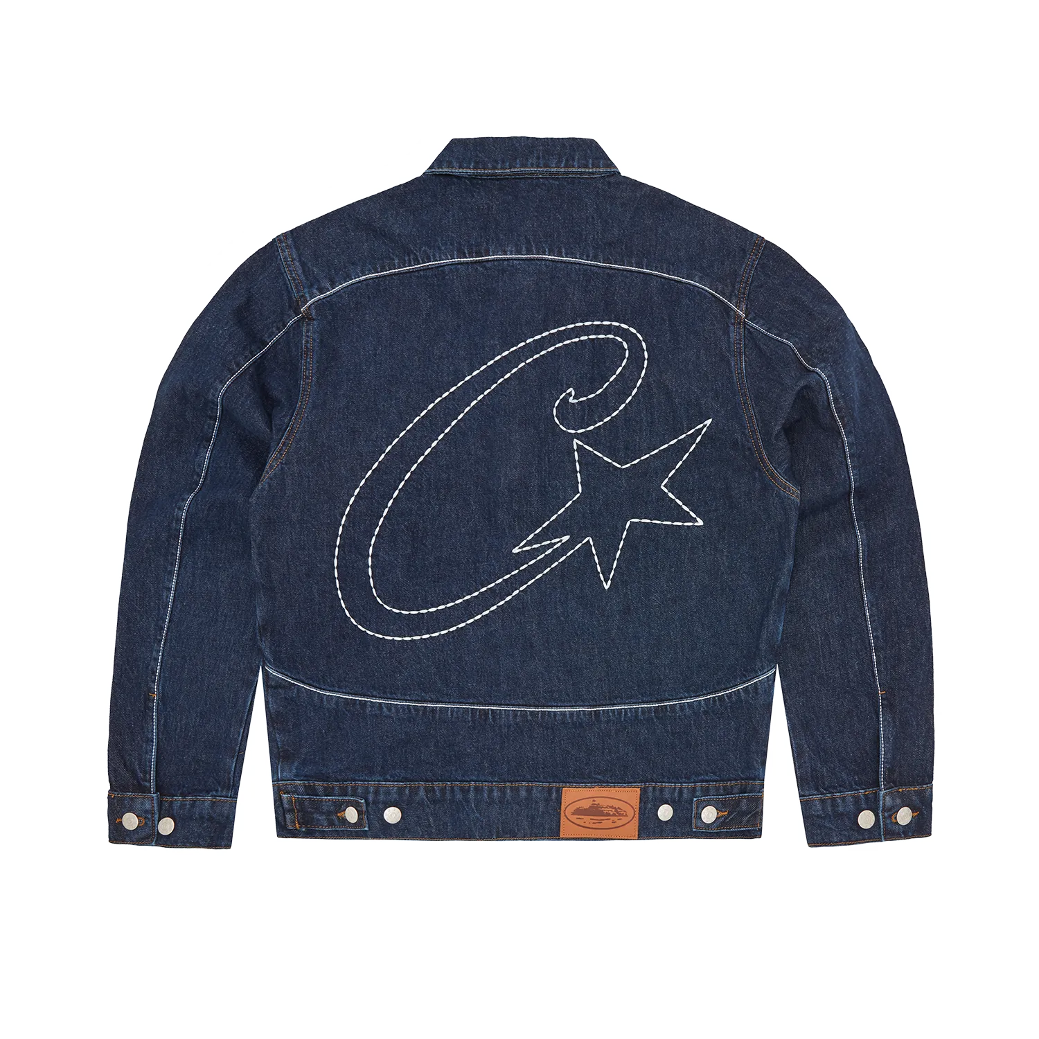 C-STAR STITCH-DOWN DENIM JACKET [DARK WASH]