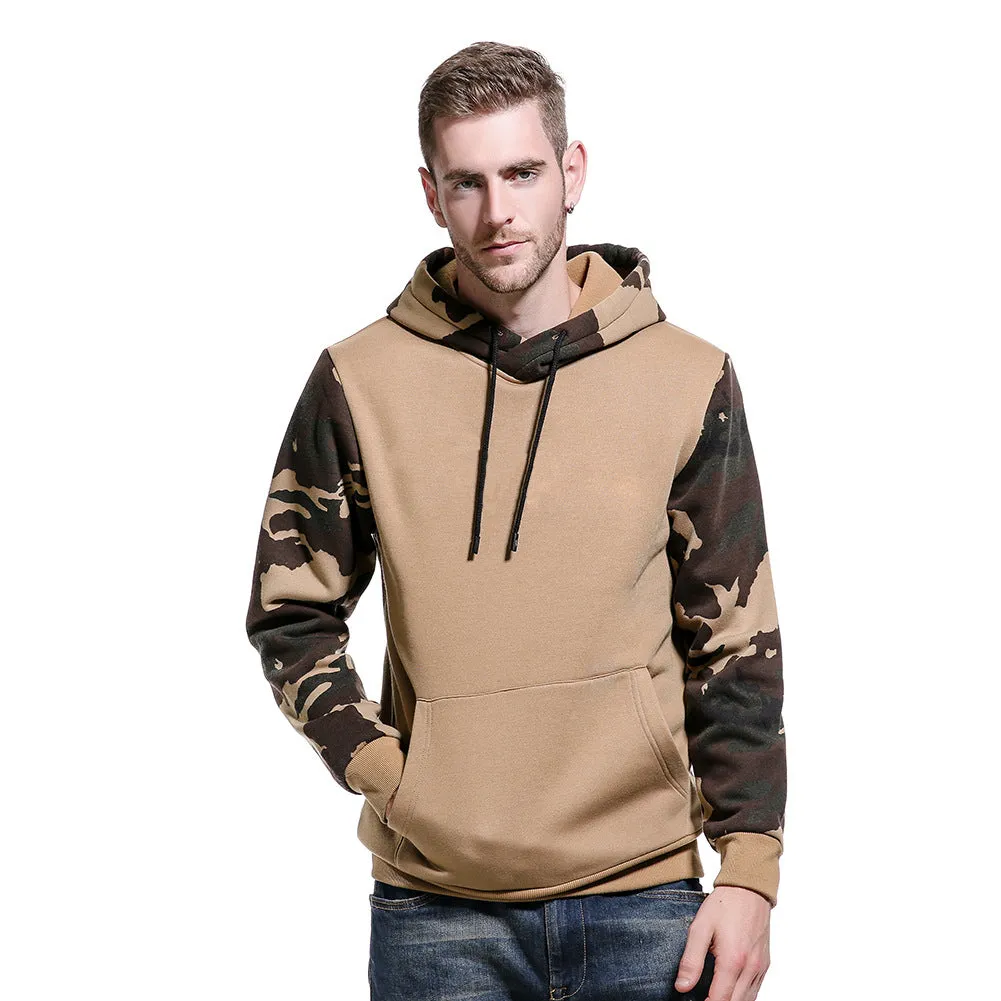 Camouflage Hoodie Soft Fleece Smart Fitting Top Jacket  | WY14A