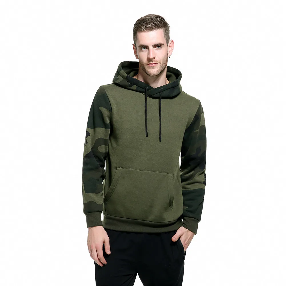 Camouflage Hoodie Soft Fleece Smart Fitting Top Jacket  | WY14A