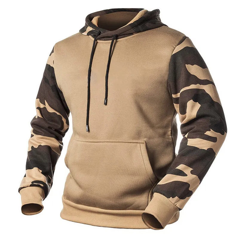 Camouflage Hoodie Soft Fleece Smart Fitting Top Jacket  | WY14A