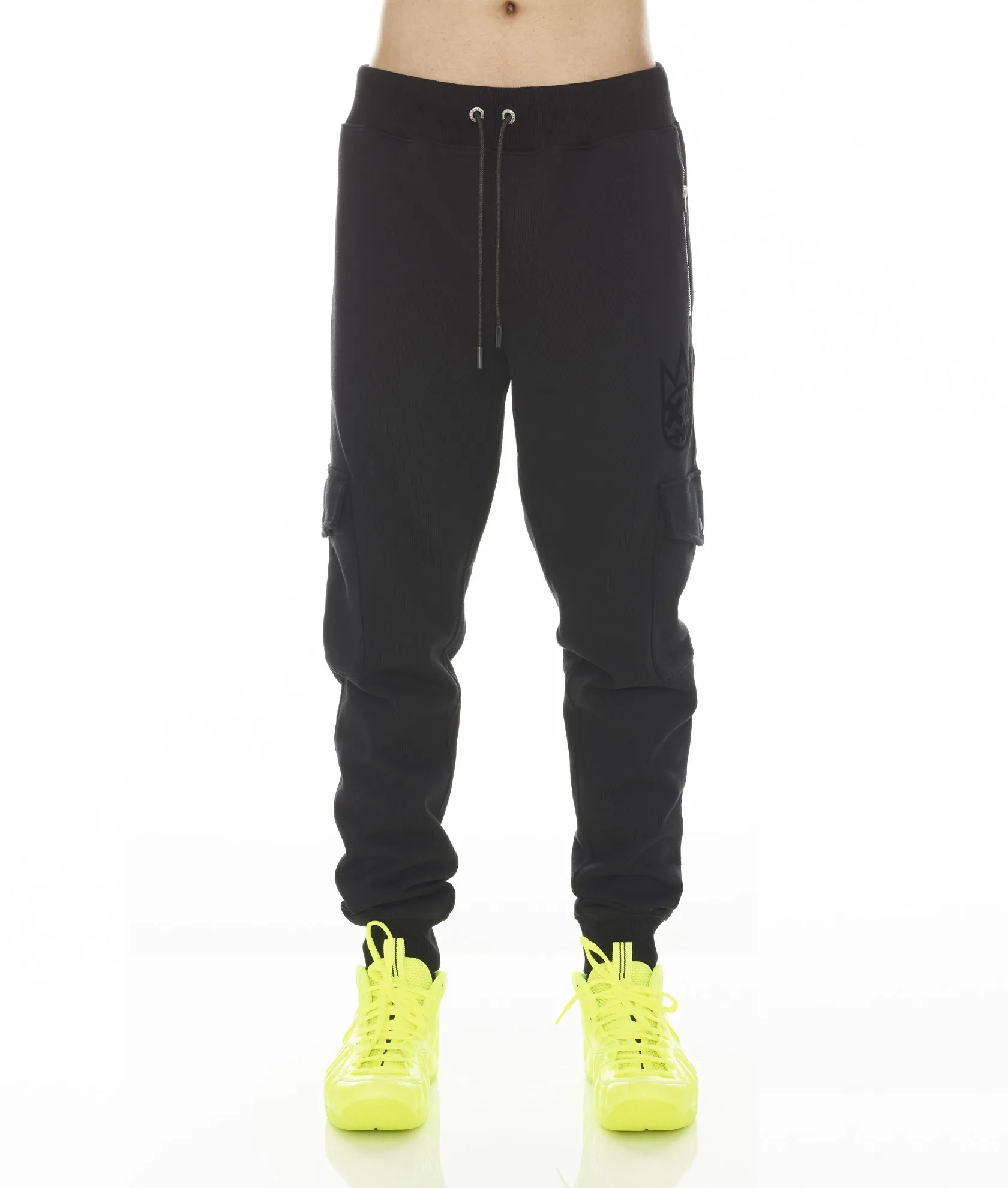 CARGO SWEATPANT IN BLACK