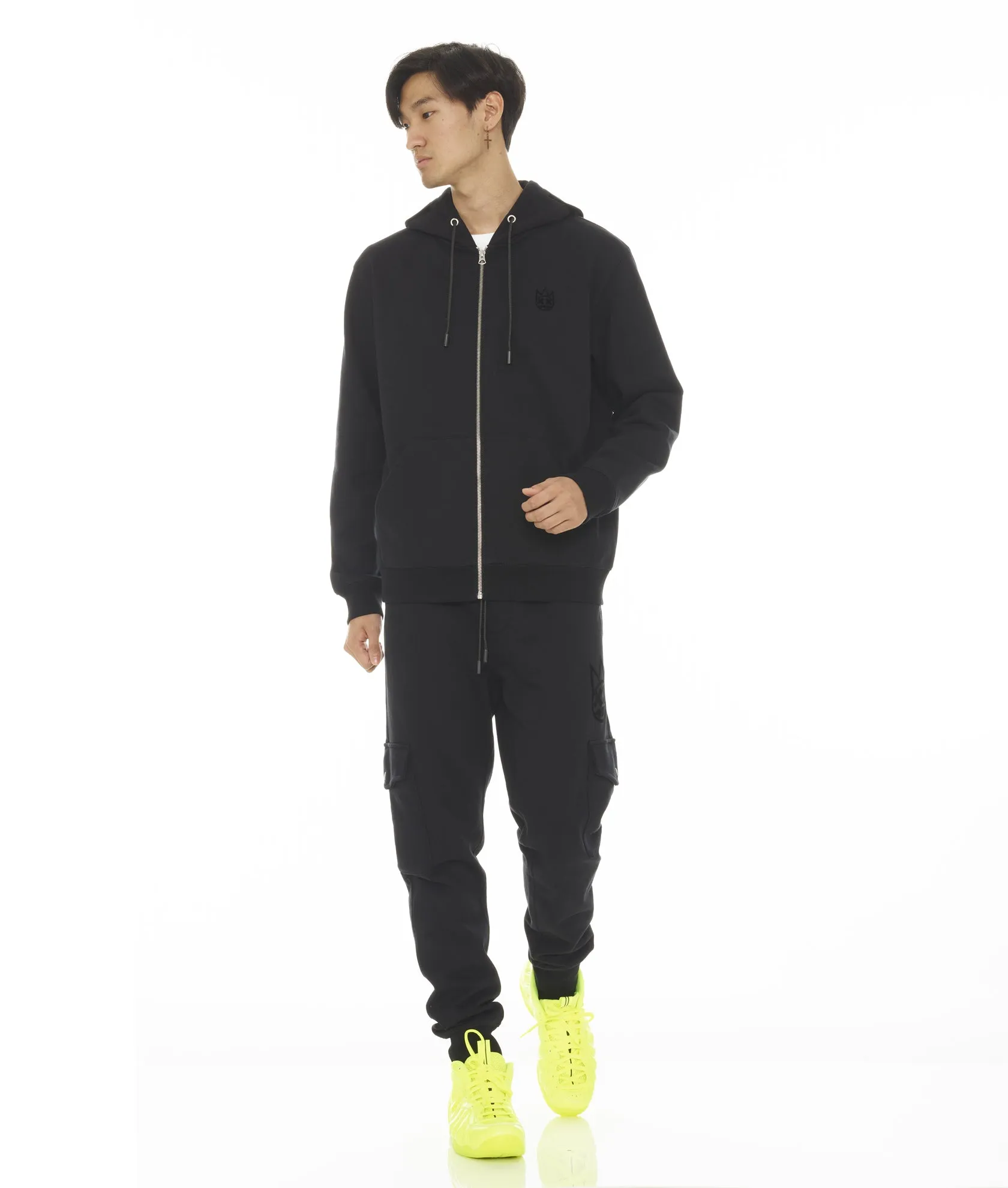 CARGO SWEATPANT IN BLACK