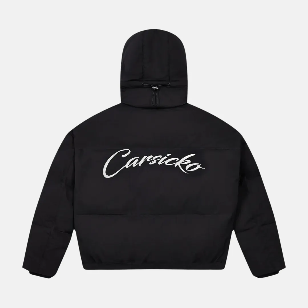 Carsicko Logo Puffer Jacket - Black