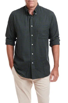 Chase Shirt Olive and Navy Buffalo Check