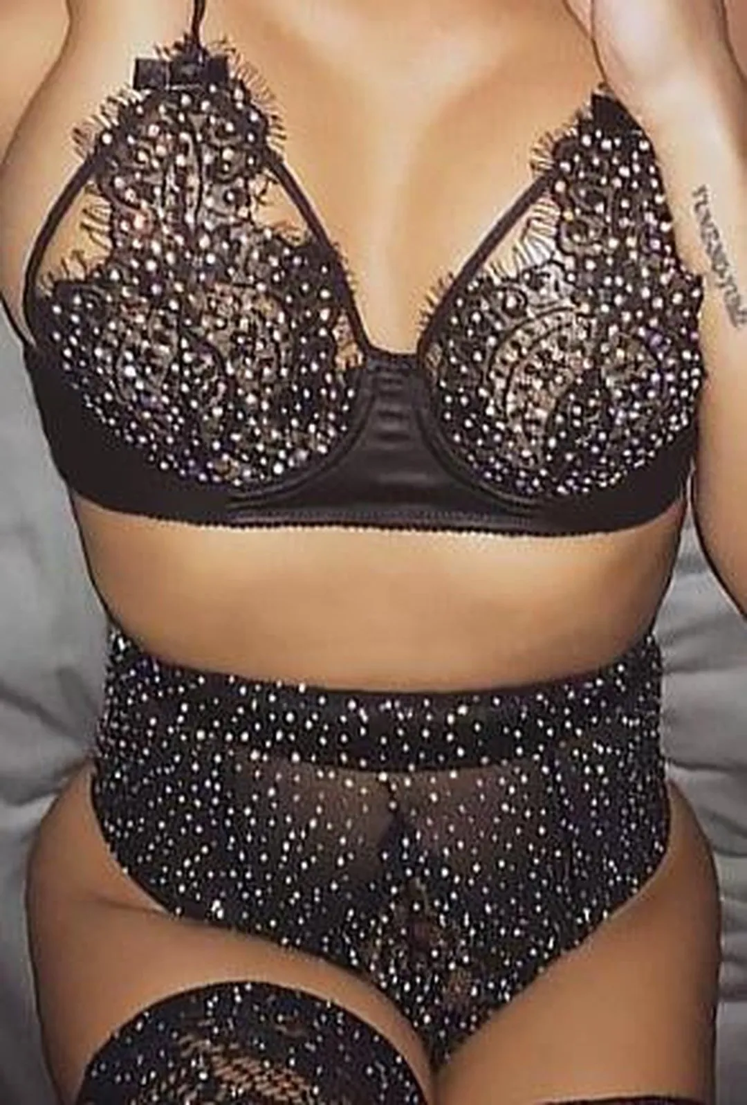 CLAUDIA - SPARKLING 2 PIECE LINGERIE