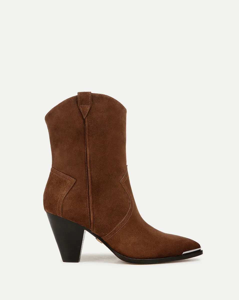 Cody Suede Western Bootie