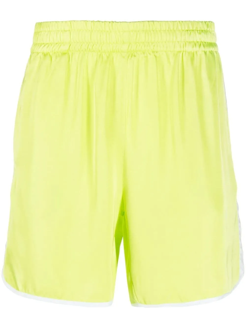 Contrasting-Sides Track Shorts