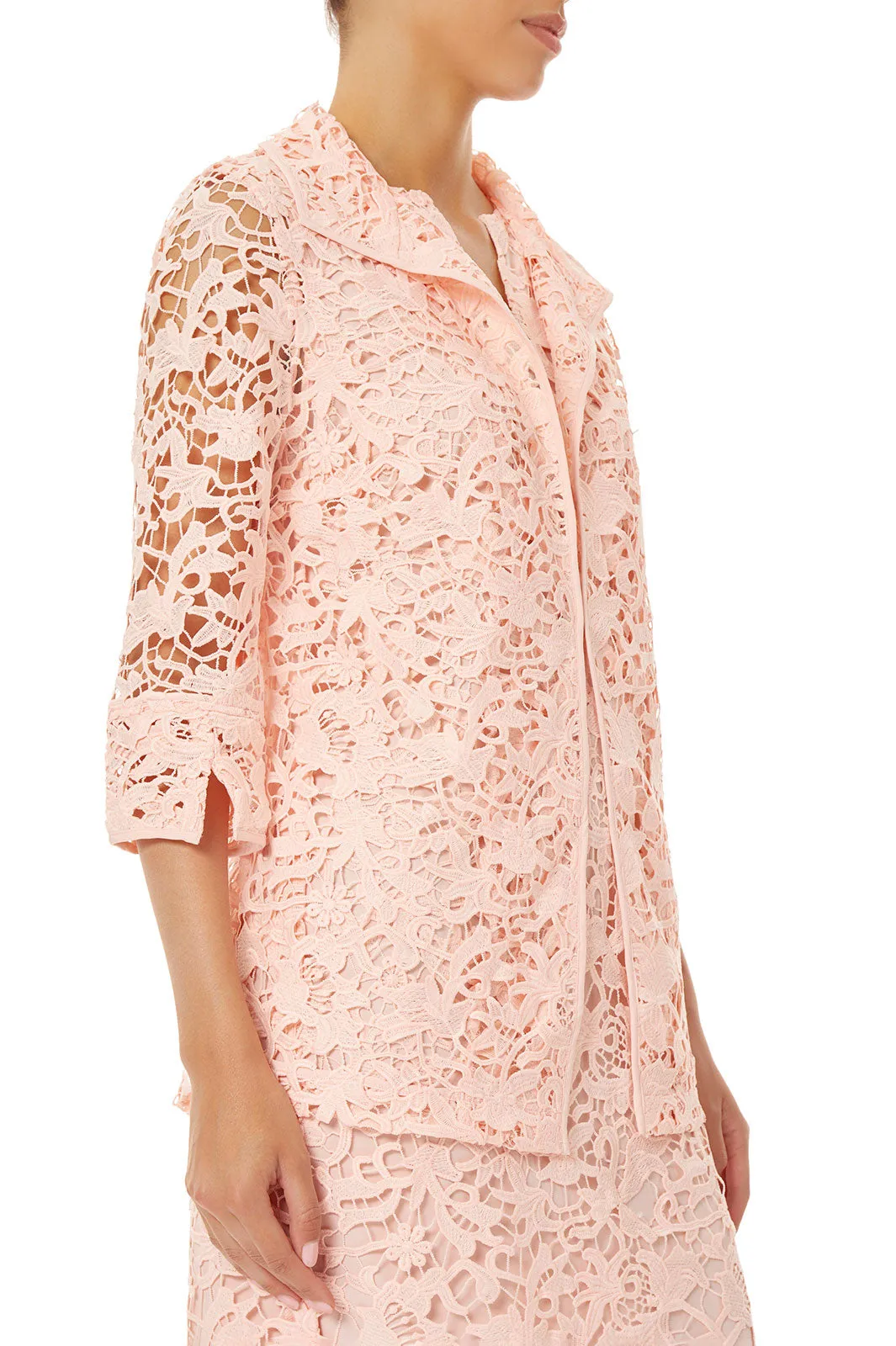 Delicate Floral Lace Jacket