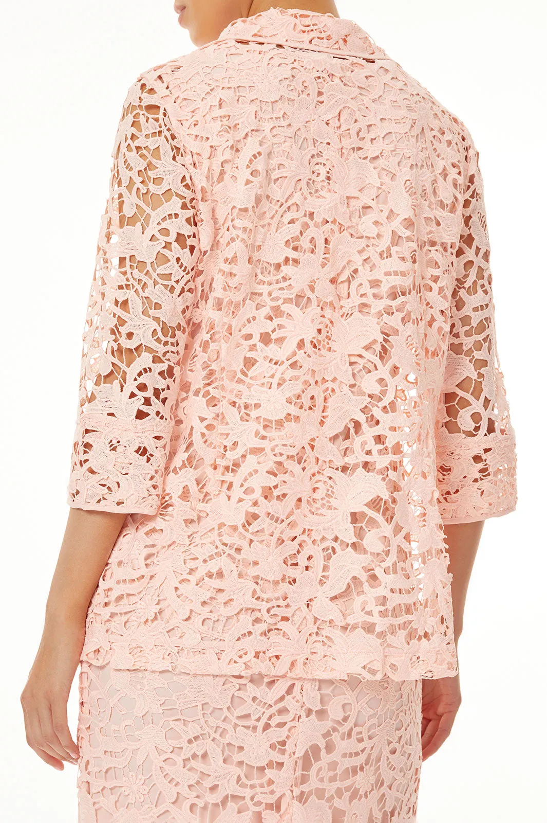 Delicate Floral Lace Jacket