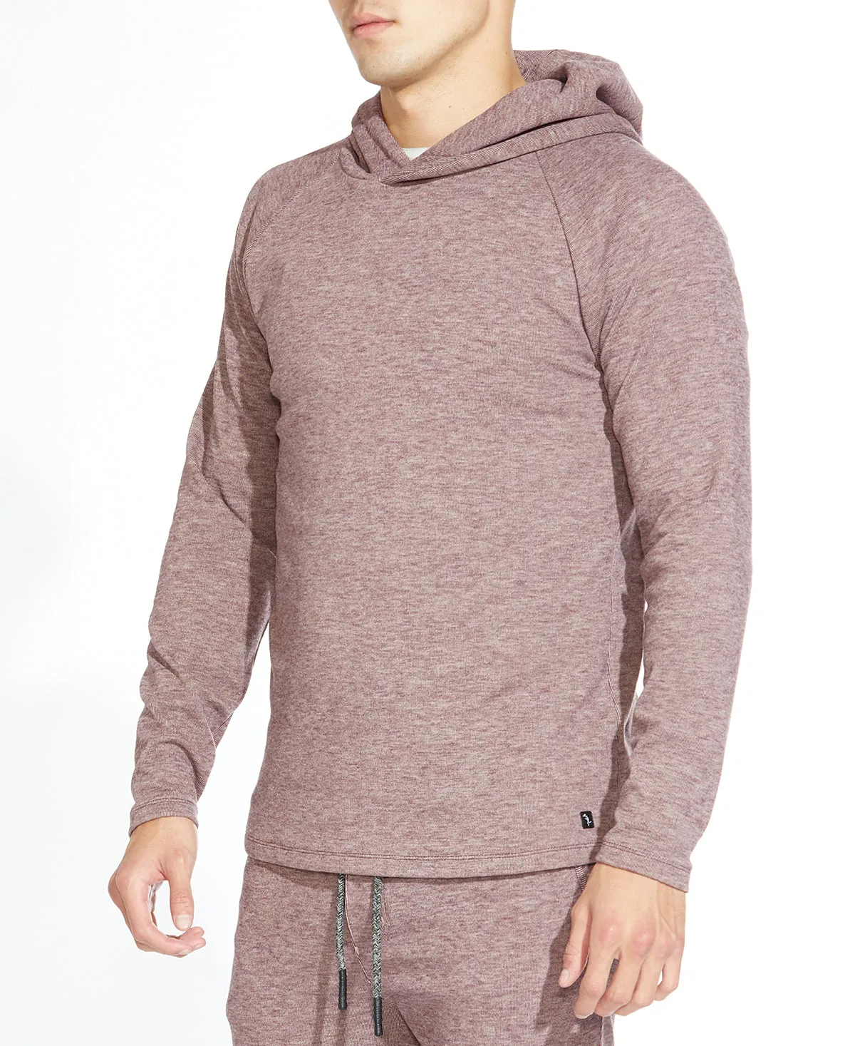 Deswell Knit Hoodie (Heather Burgundy)