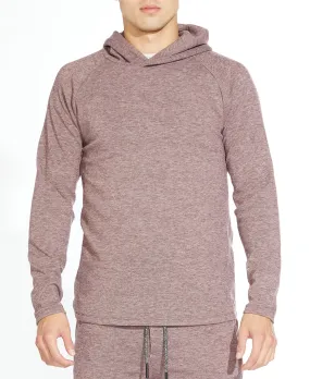 Deswell Knit Hoodie (Heather Burgundy)