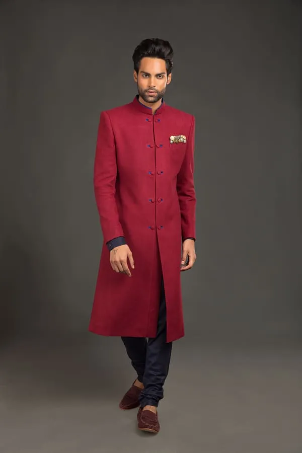 Double Buttoned Sherwani - Nate