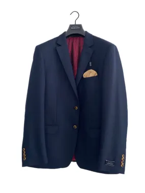 DOUGLAS Navy Self Check Blazer