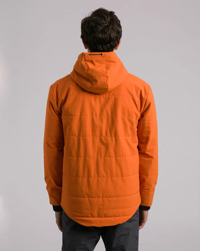 Drop-Cut Puffer Jacket