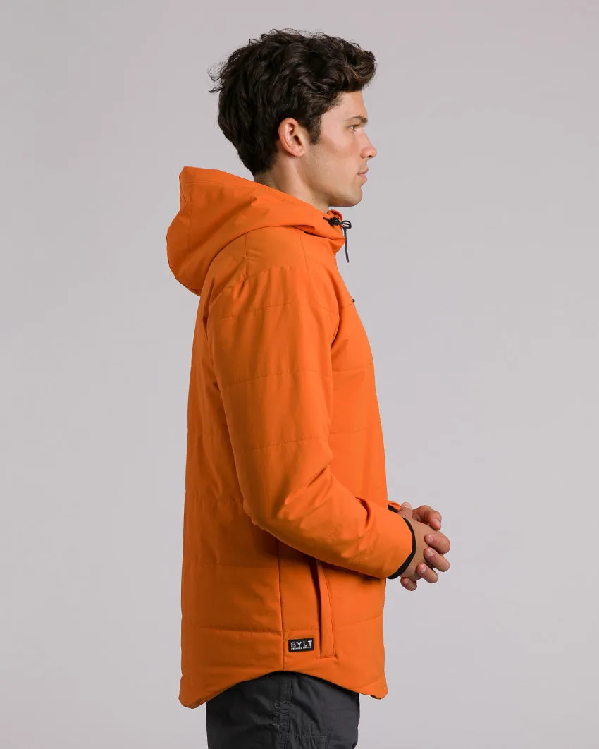 Drop-Cut Puffer Jacket