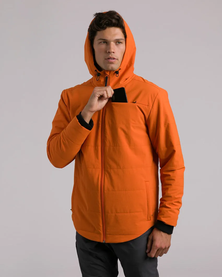 Drop-Cut Puffer Jacket