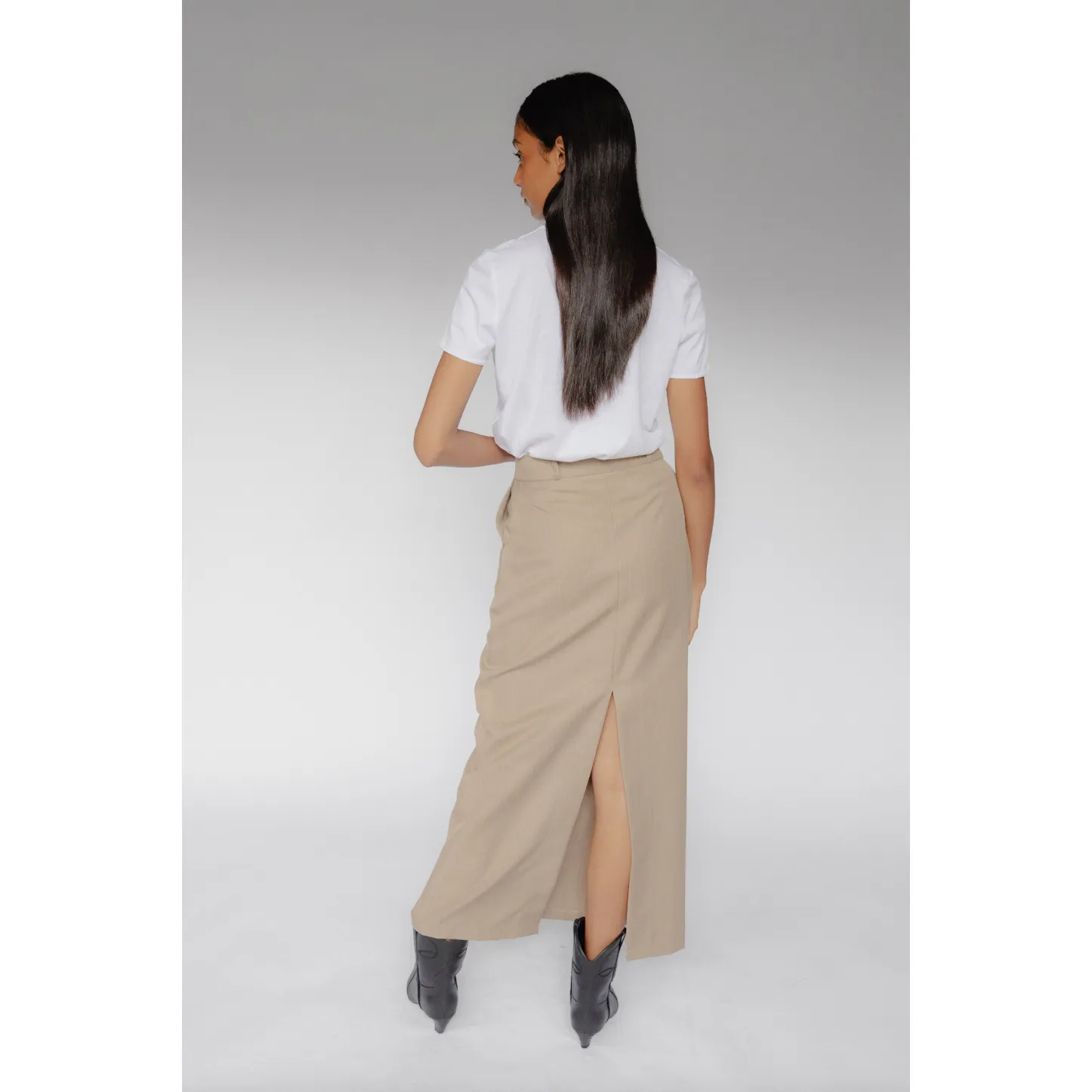 ELENA LONG PENCIL SKIRT