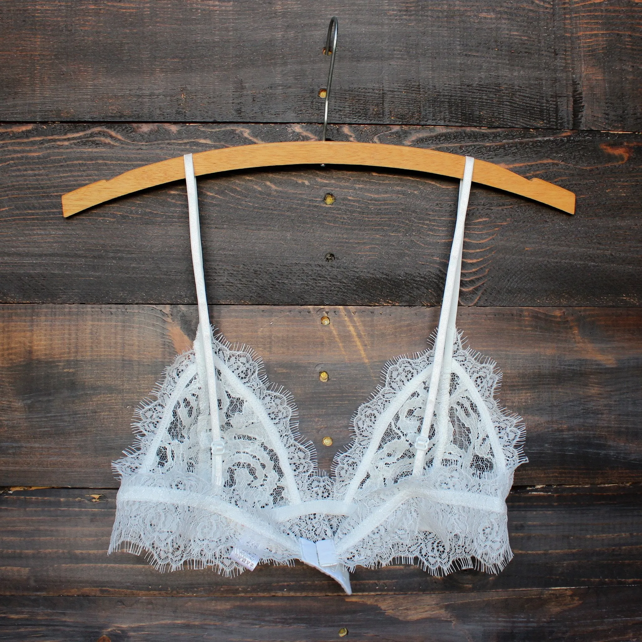 Final Sale - Bare Nothing Lace Bralette in Black