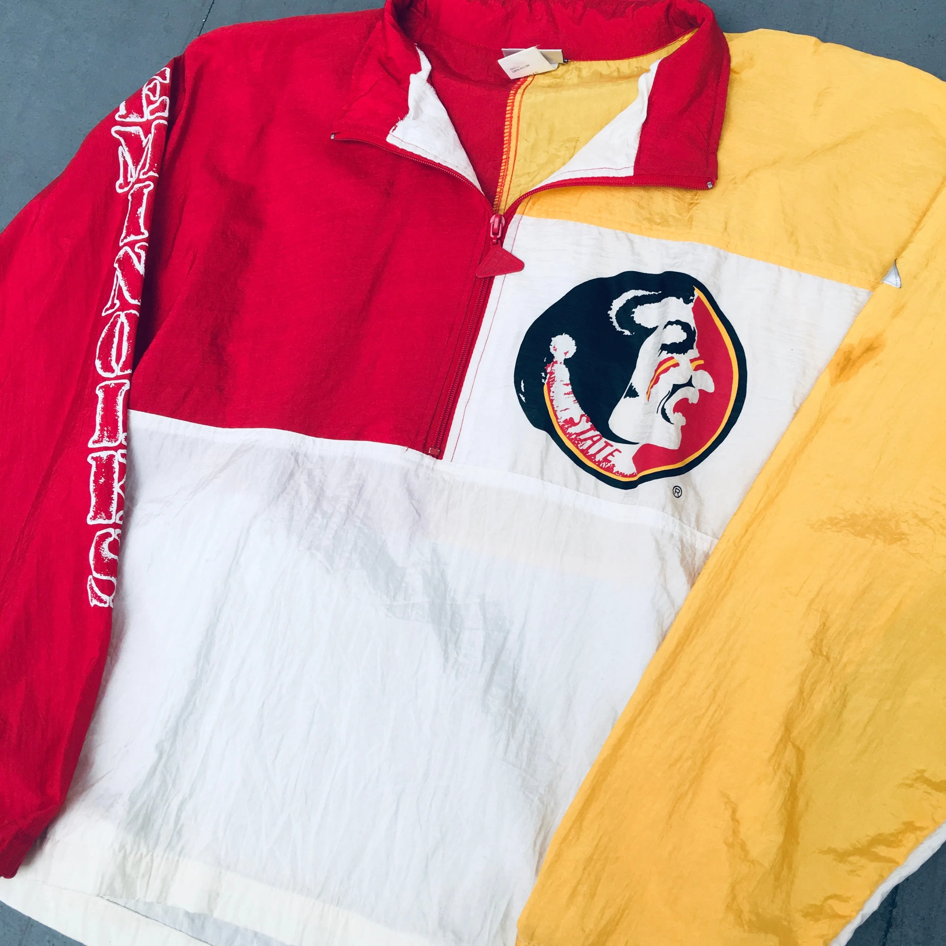 Florida State Seminoles: 1980's Apex One 1/4 Zip Windbreaker (S)