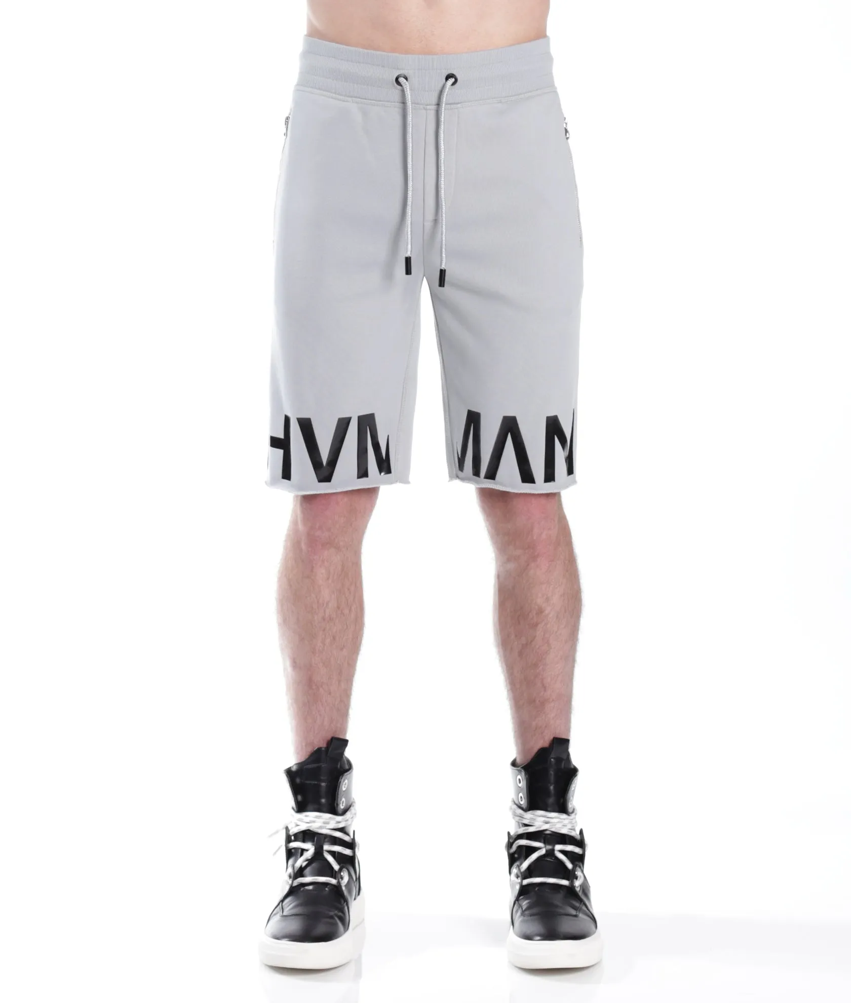 FRENCH TERRY SWEATSHORT IN GHOST