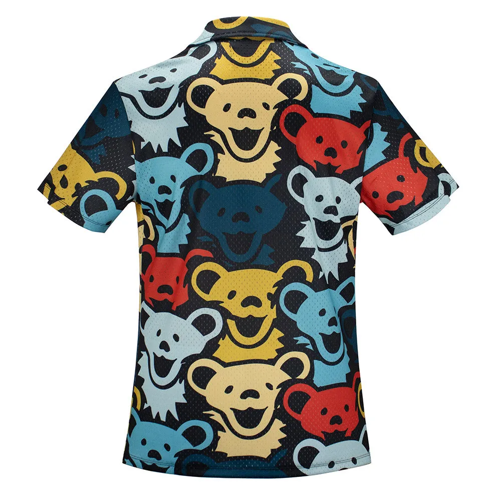 Grateful Dead | Mesh Button Down | Big Bears All Over