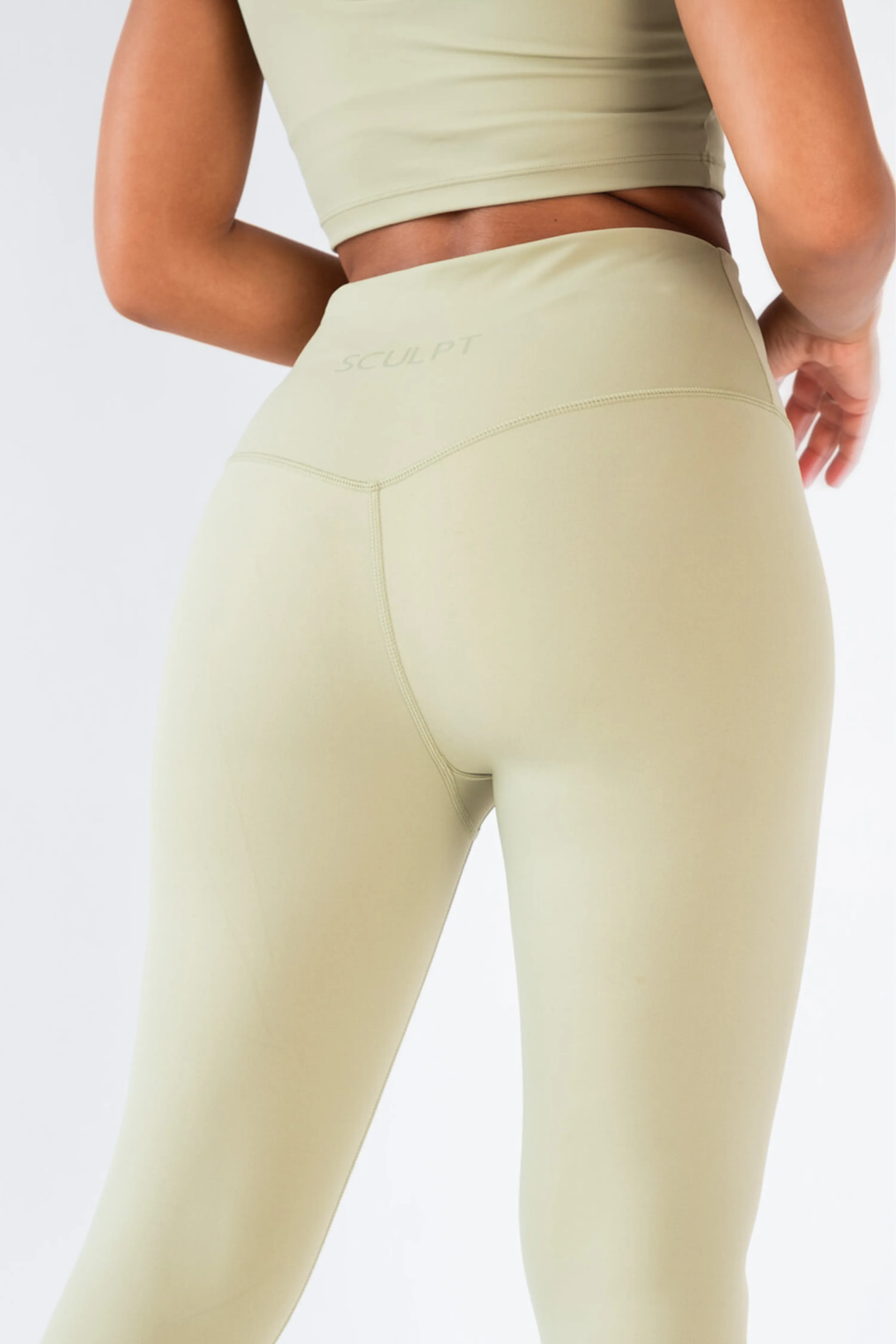 High Waisted Leggings Olive