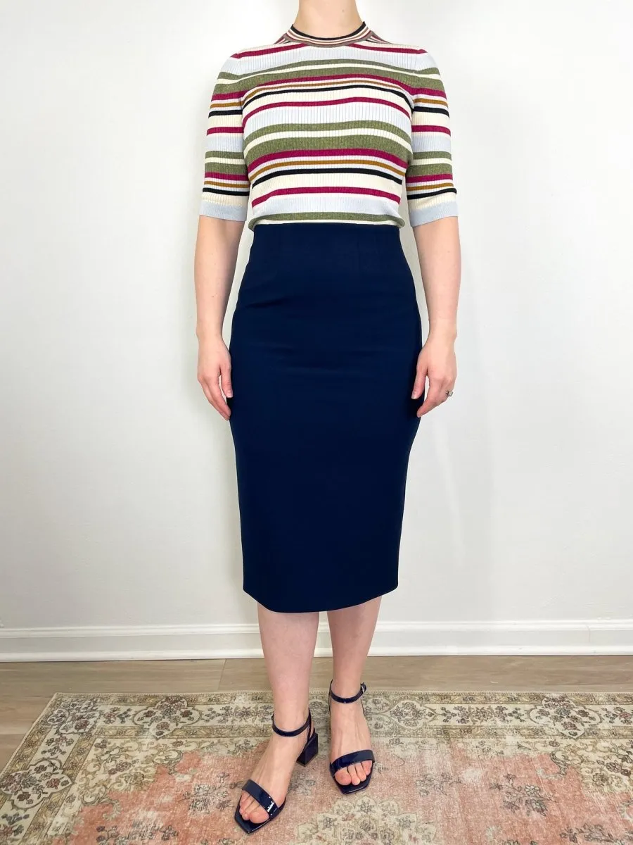 Holmes Skirt in Navy