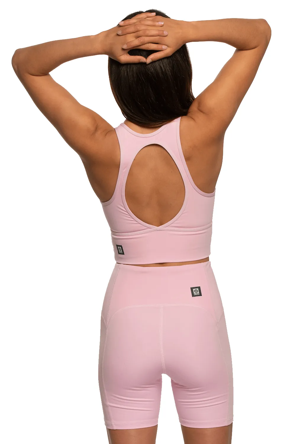 Kinley Bike Shorts - Rose Quartz