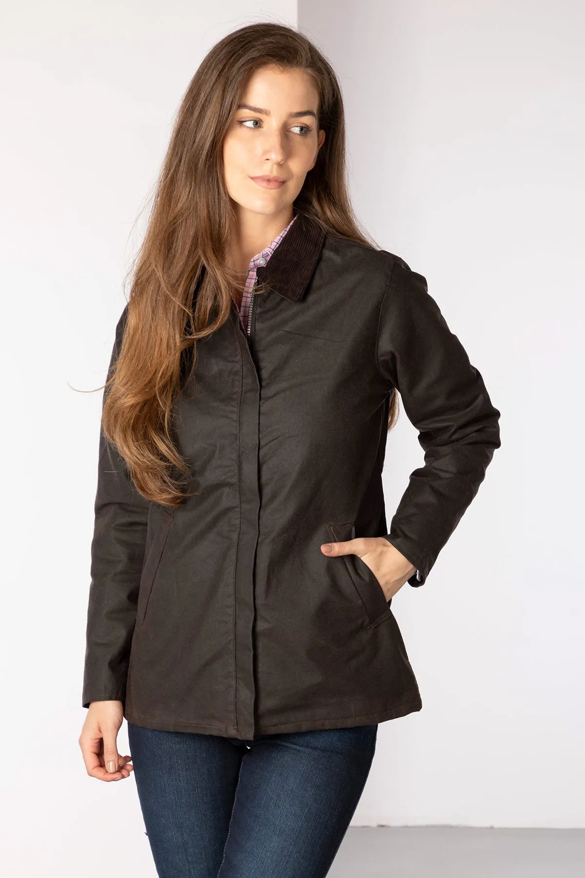 Ladies Wax Jacket - Cawood