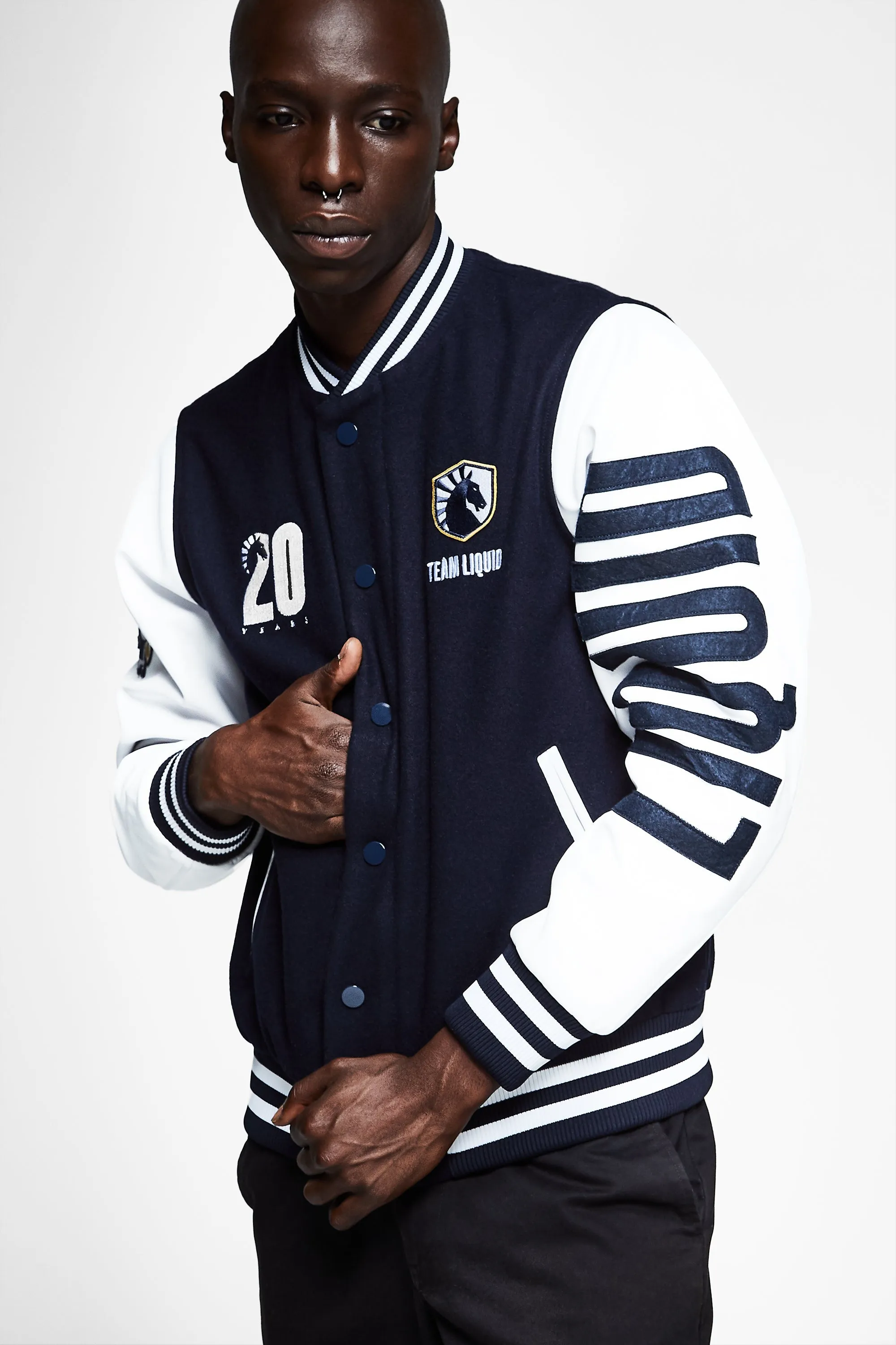 LIQUID  LETTERMAN JACKET