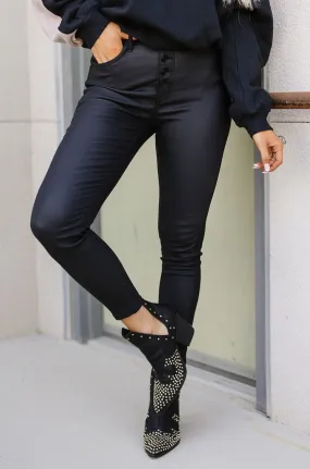 Lowen Coated Skinny Jeans