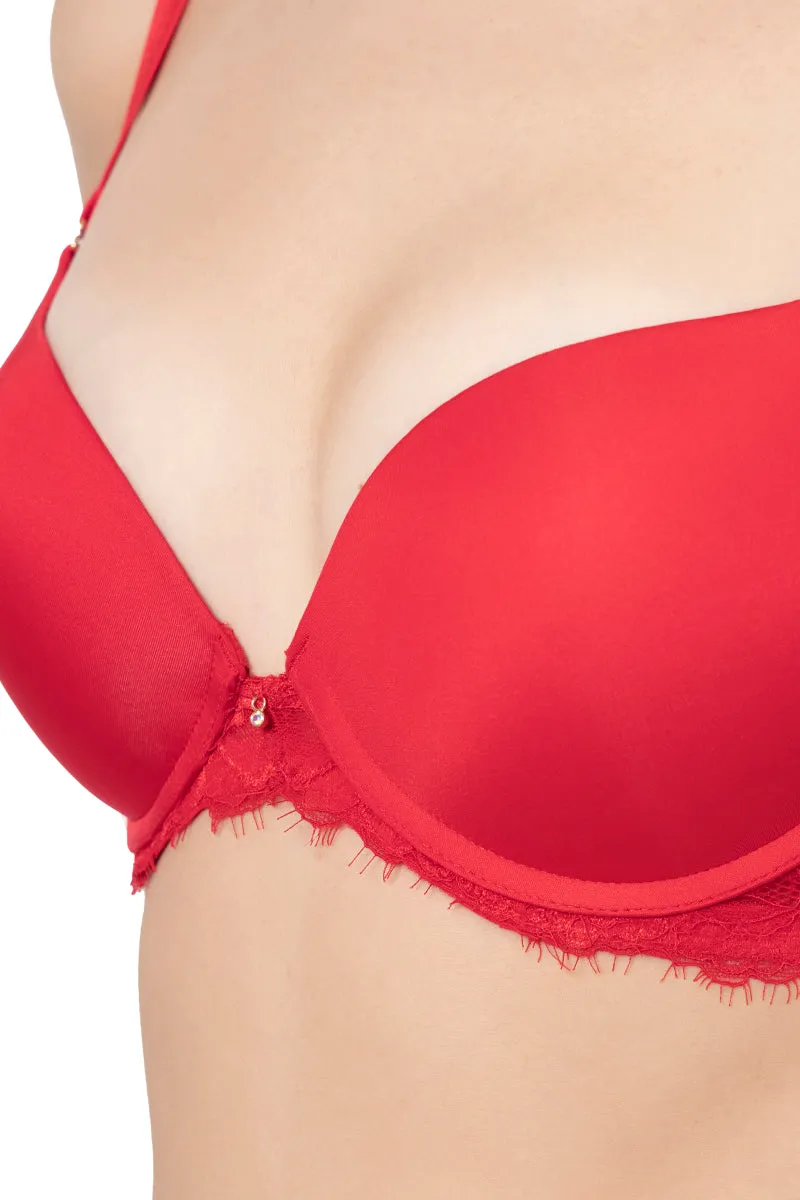 Miracle Lift Double Push-up Bra - Spanish Red