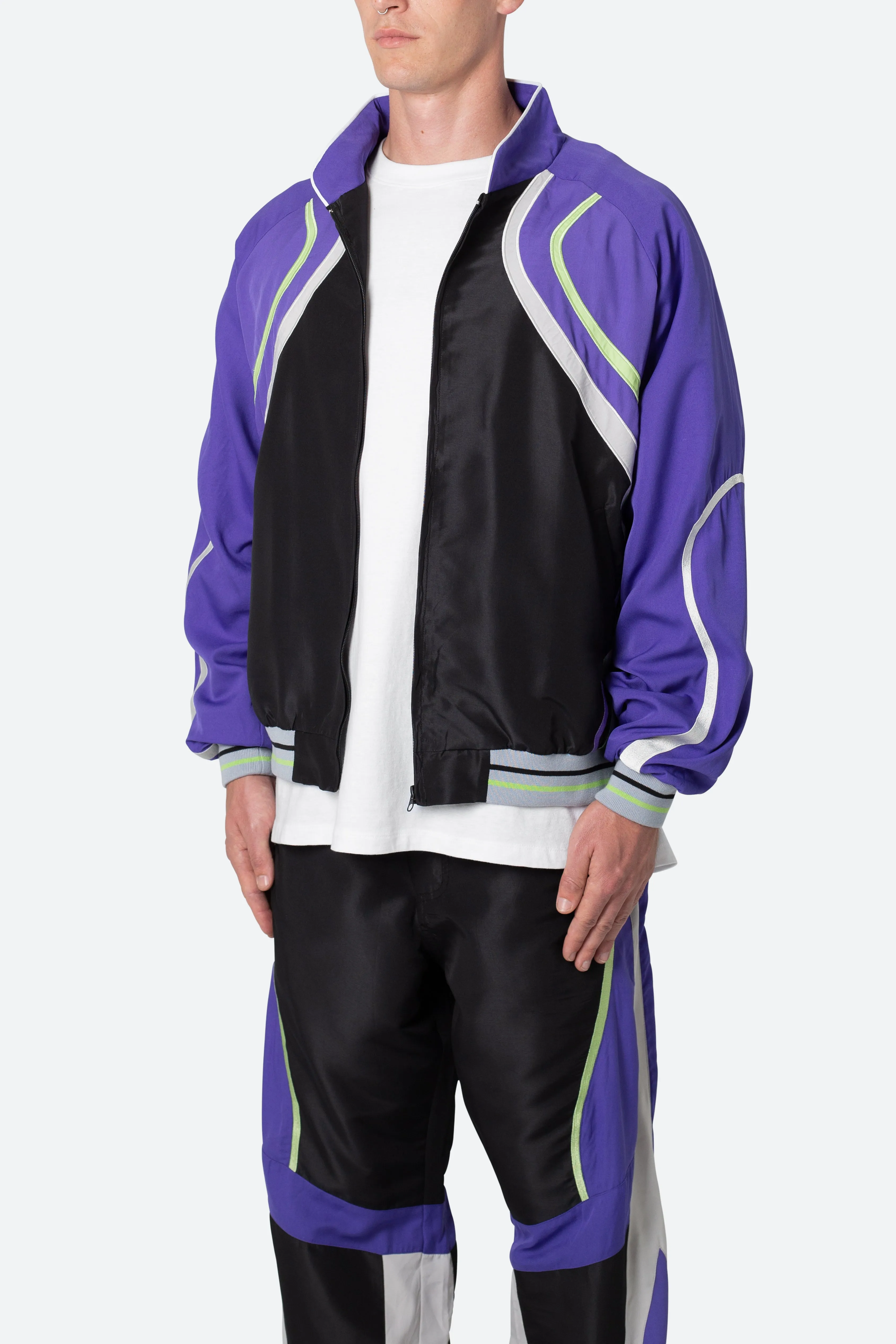 Motocross Track Jacket - Purple