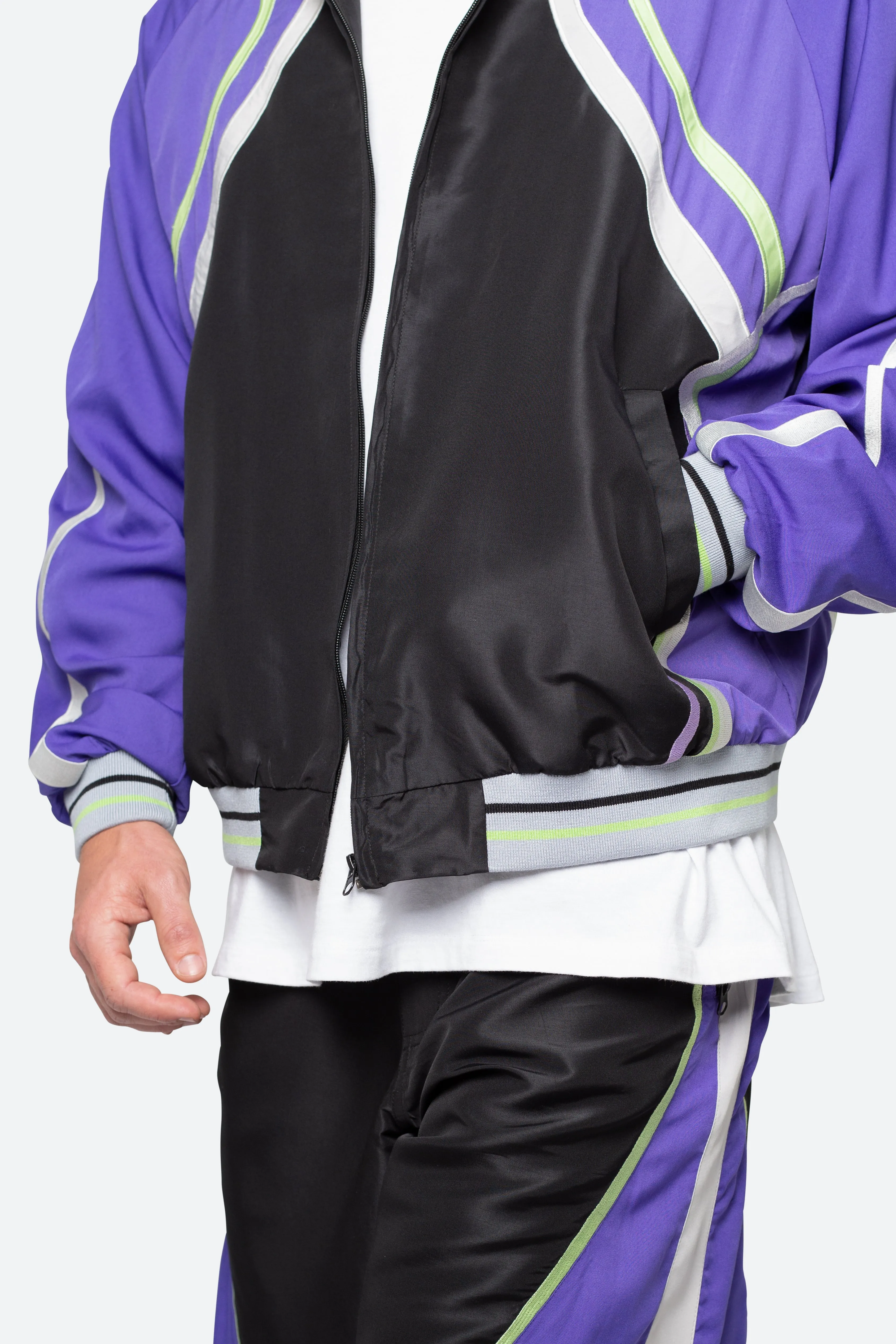 Motocross Track Jacket - Purple