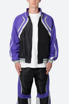 Motocross Track Jacket - Purple