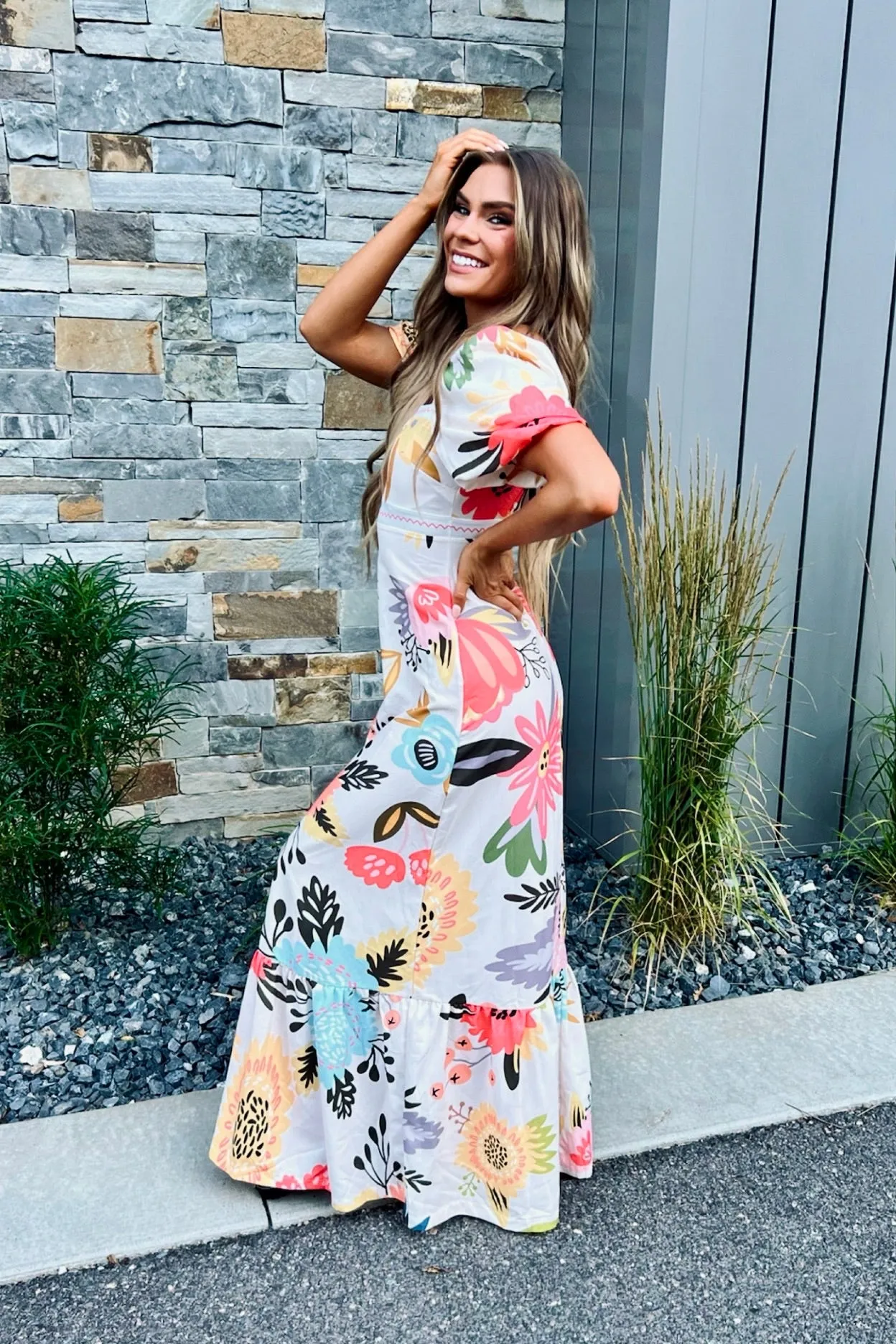 Paradise Cove Floral Maxi Dress